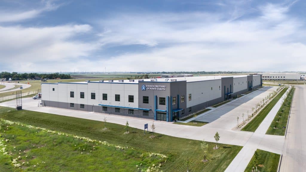 Exterior of the Johnson Brothers facility built by Valor