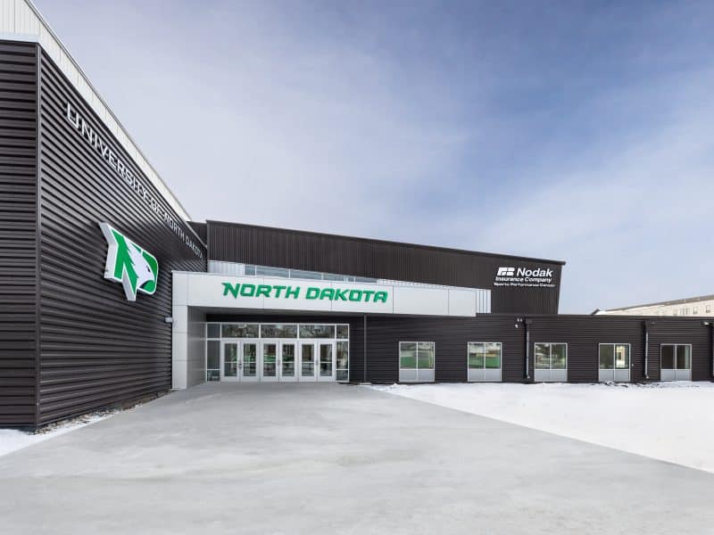 Exterior of the UND Pollard facility